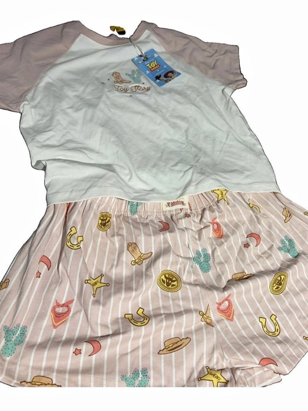 Disney Toy Story X Primark Shorts Pyjama Set Size L NEW